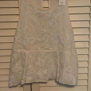 New with tags A&F Ruffle tank